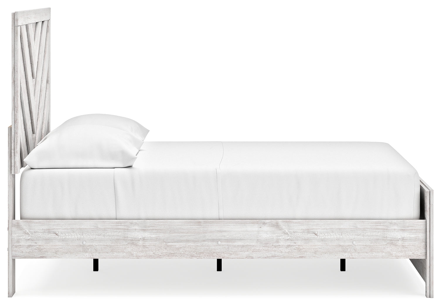 Cayboni Whitewash Full Panel Bed, Dresser and Nightstand (Online Special Price) - Ornate Home
