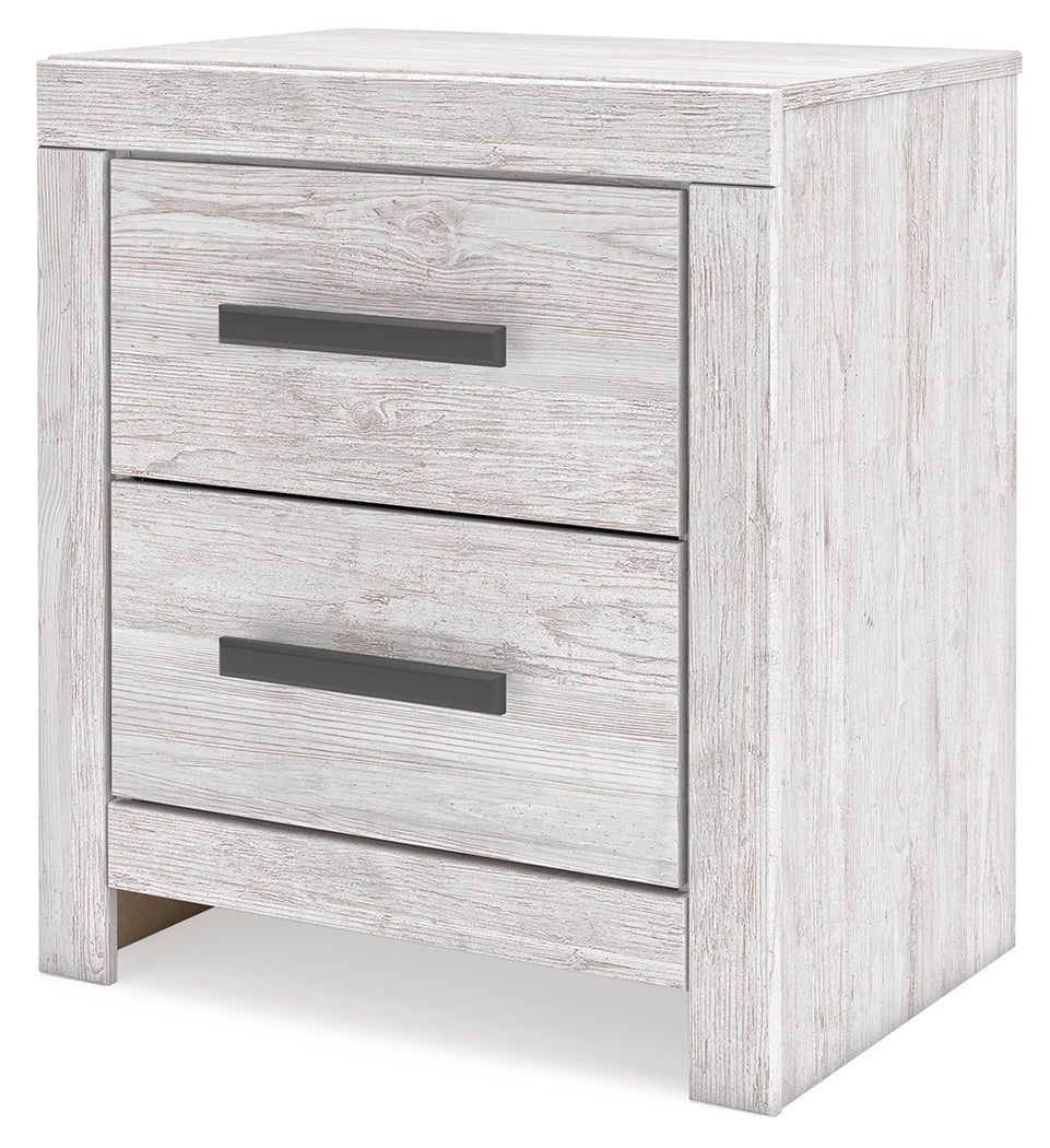 Cayboni Whitewash Full Panel Bed, Dresser and Nightstand (Online Special Price) - Ornate Home