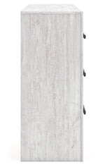 Cayboni Whitewash Full Panel Bed, Dresser and Nightstand - Ornate Home