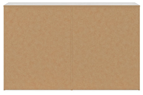 Cayboni Whitewash Full Panel Bed, Dresser and Nightstand - Ornate Home