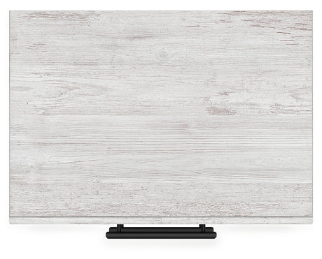 Cayboni Whitewash Full Panel Bedroom Set with Dresser, Mirror and Nightstand - Ornate Home