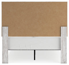 Cayboni Whitewash Full Panel Bedroom Set with Dresser and Mirror - Ornate Home