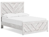 Cayboni Whitewash Full Panel Youth Bed (Online Special Price) - Ornate Home