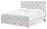Cayboni Whitewash King Panel Bed, Dresser, Mirror, Chest and Nightstand (Online Special Price) - Ornate Home