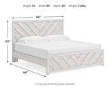 Cayboni Whitewash King Panel Bed, Dresser, Mirror, Chest and Nightstand (Online Special Price) - Ornate Home