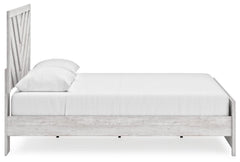 Cayboni Whitewash King Panel Bed, Dresser and Nightstand - Ornate Home