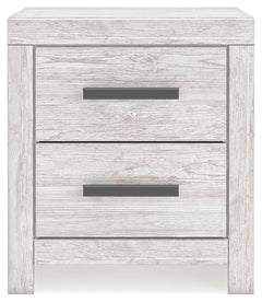 Cayboni Whitewash King Panel Bed, Dresser and Nightstand - Ornate Home