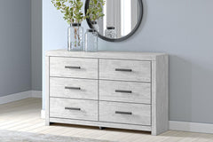 Cayboni Whitewash King Panel Bed, Dresser and Nightstand - Ornate Home
