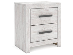 Cayboni Whitewash Nightstand - Ornate Home