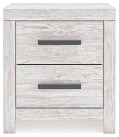 Cayboni Whitewash Nightstand - Ornate Home