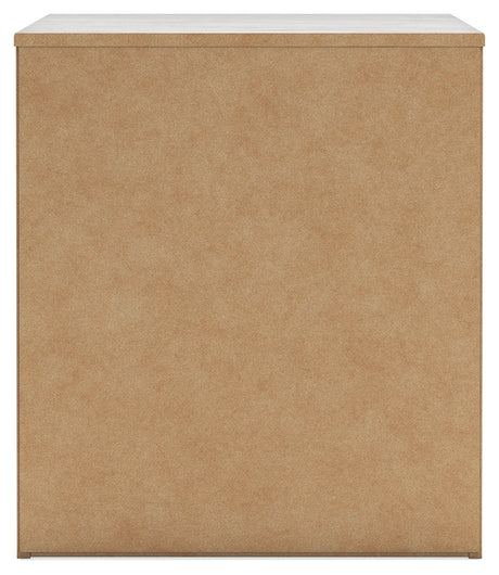 Cayboni Whitewash Nightstand - Ornate Home