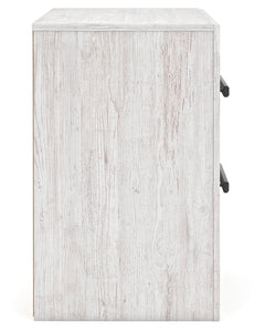 Cayboni Whitewash Nightstand - Ornate Home