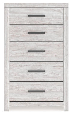 Cayboni Whitewash Queen Panel Bed, Chest and Nightstand - Ornate Home
