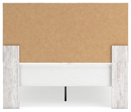 Cayboni Whitewash Queen Panel Bed - Ornate Home