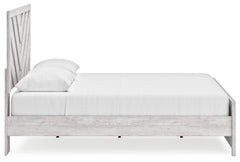 Cayboni Whitewash Queen Panel Bed - Ornate Home