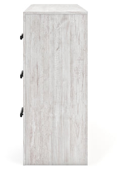 Cayboni Whitewash Queen Panel Bedroom Set with Dresser and 2 Nightstands - Ornate Home