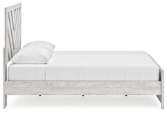Cayboni Whitewash Queen Panel Bedroom Set with Dresser and 2 Nightstands - Ornate Home