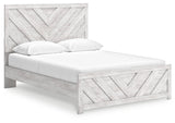Cayboni Whitewash Queen Panel Bedroom Set with Dresser and Nightstand (Online Special Price) - Ornate Home
