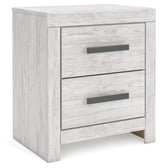 Cayboni Whitewash Queen Panel Bedroom Set with Dresser and Nightstand (Online Special Price) - Ornate Home