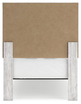 Cayboni Whitewash Twin Panel Bed (Online Special Price) - Ornate Home