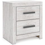 Cayboni Whitewash Twin Panel Bedroom Set with Dresser and Nightstand (Online Special Price) - Ornate Home