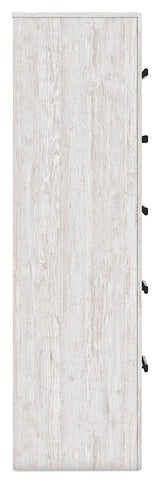 Cayboni Whitewash Twin Panel Bedroom Set with Dresser and Chest (Online Special Price) - Ornate Home