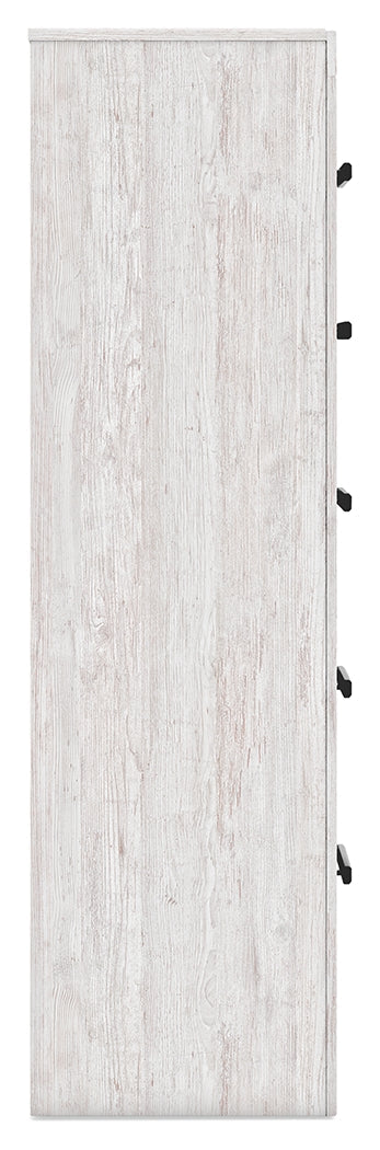 Cayboni Whitewash Twin Panel Bedroom Set with Dresser and Chest (Online Special Price) - Ornate Home