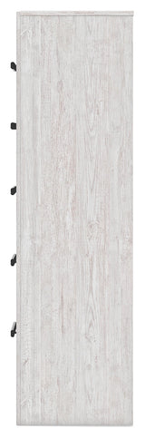 Cayboni Whitewash Twin Panel Bedroom Set with Dresser and Chest (Online Special Price) - Ornate Home