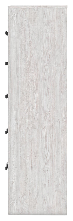 Cayboni Whitewash Twin Panel Bedroom Set with Dresser and Chest - Ornate Home