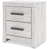 Cayboni Whitewash Twin Panel Bedroom Set with Dresser and Nightstand (Online Special Price) - Ornate Home