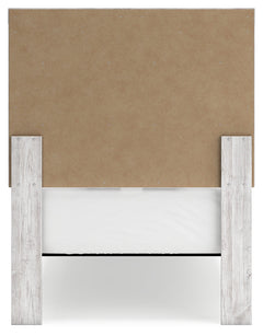 Cayboni Whitewash Twin Panel Youth Bed - Ornate Home