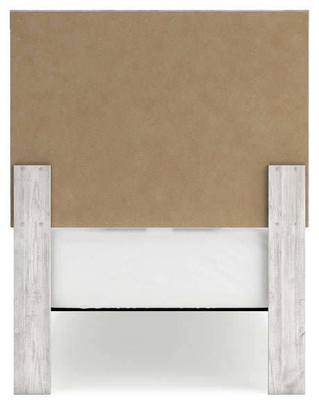 Cayboni Whitewash Twin Panel Youth Bed - Ornate Home