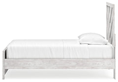 Cayboni Whitewash Twin Panel Youth Bed - Ornate Home