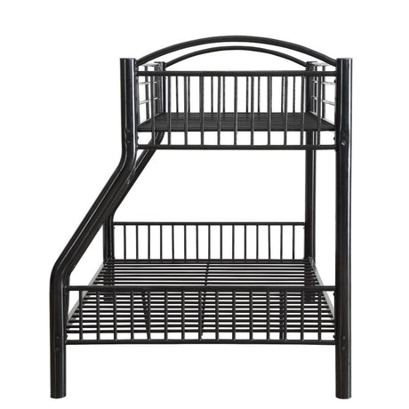 Cayelynn Black Bunk Bed (Twin/Full) - Ornate Home