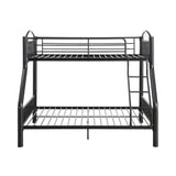 Cayelynn Black Bunk Bed (Twin/Full) - Ornate Home