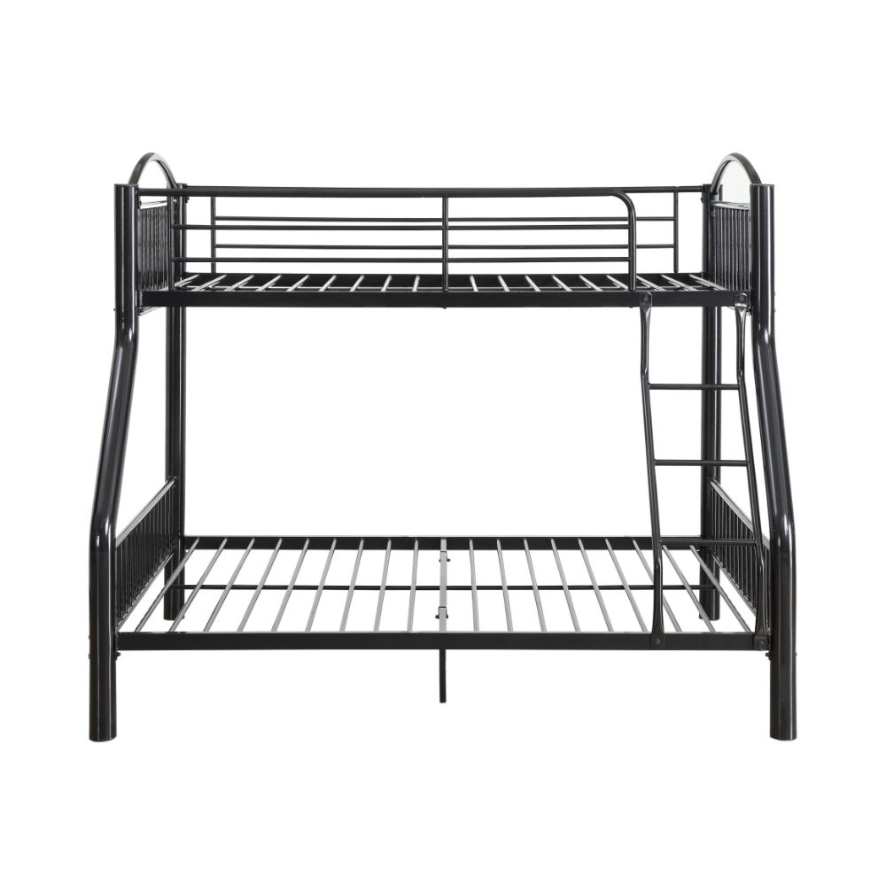 Cayelynn Black Bunk Bed (Twin/Full) - Ornate Home