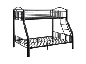 Cayelynn Black Bunk Bed (Twin/Full) - Ornate Home