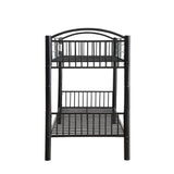 Cayelynn Black Bunk Bed (Twin/Twin) - Ornate Home