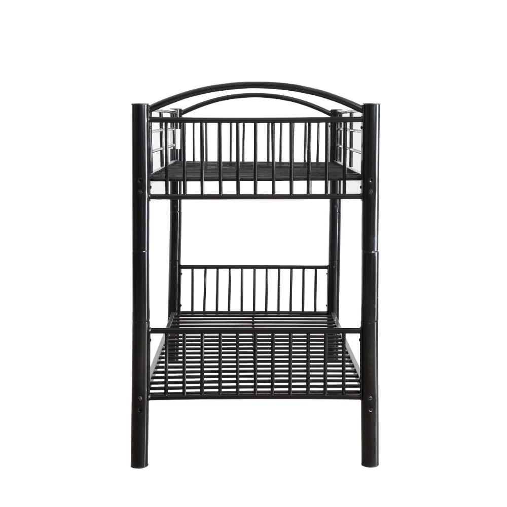 Cayelynn Black Bunk Bed (Twin/Twin) - Ornate Home