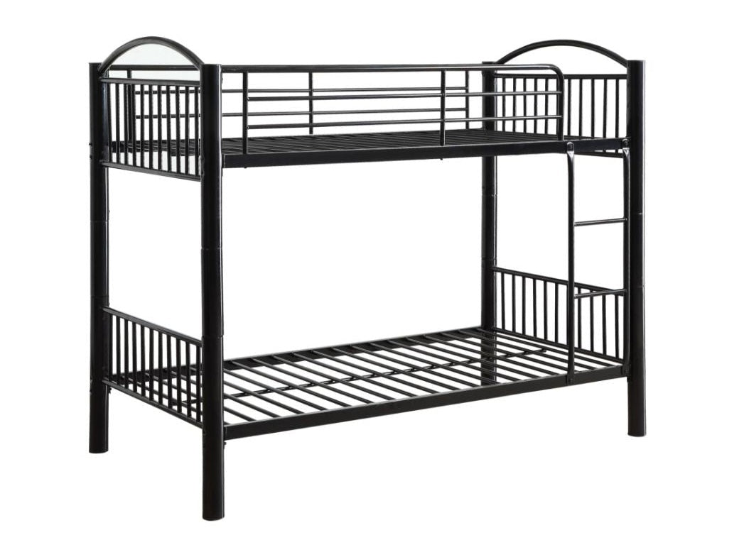 Cayelynn Black Bunk Bed (Twin/Twin) - Ornate Home