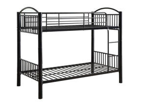 Cayelynn Black Bunk Bed (Twin/Twin) - Ornate Home