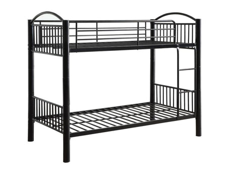 Cayelynn Black Bunk Bed (Twin/Twin) - Ornate Home
