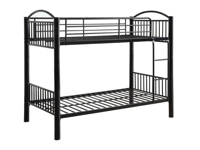 Cayelynn Black Bunk Bed (Twin/Twin) - Ornate Home