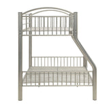Cayelynn Silver Bunk Bed (Twin/Full) - Ornate Home
