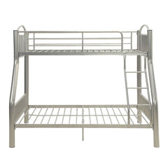Cayelynn Silver Bunk Bed (Twin/Full) - Ornate Home