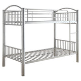 Cayelynn Silver Bunk Bed (Twin/Twin) - Ornate Home