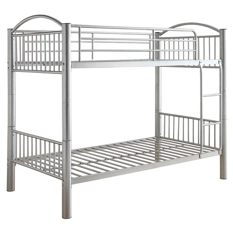 Cayelynn Silver Bunk Bed (Twin/Twin) - Ornate Home