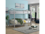 Cayelynn Silver Bunk Bed (Twin/Twin) - Ornate Home