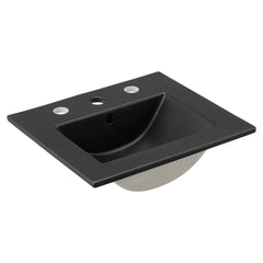 Cayman Black 18" Bathroom Sink - Ornate Home