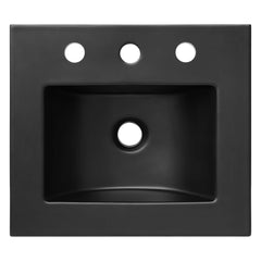 Cayman Black 18" Bathroom Sink - Ornate Home